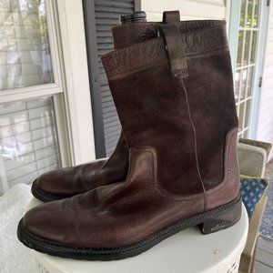 Calvin Klein Leather/Suede Boots Size 12